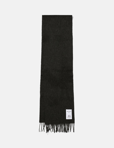 Shop Norse Projects Moon Lambswool Scarf In Green