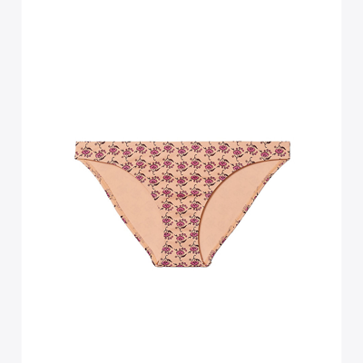 Shop Tory Burch Printed Bikini Bottom In Curly Ditsy