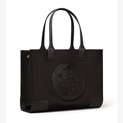 Shop Tory Burch Small Ella Tote Bag In Black