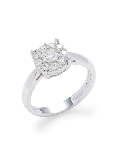 Shop Effy Women's 14k White Gold & 0.65 Tcw Diamond Ring