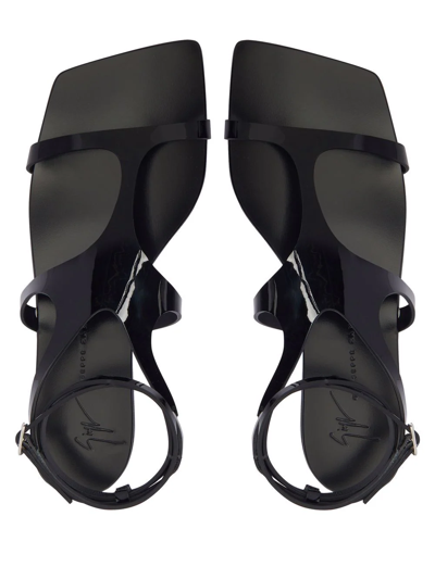 Giuseppe Zanotti Tutankamon Flat Sandals In Black