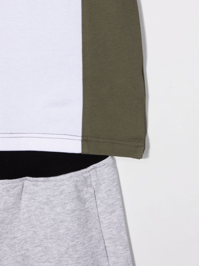 Shop Bosswear Panelled Short Tracksuit In Grey
