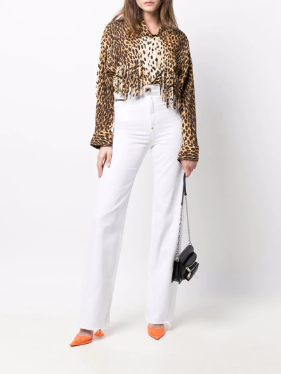 Philipp Plein Straight-leg Denim Jeans In White