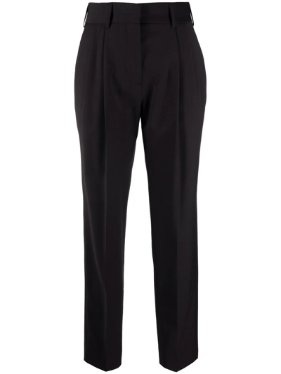 Shop Philipp Plein Straight Leg Trousers In Black