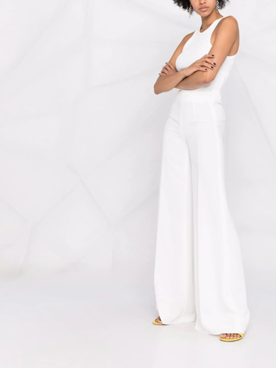 Philipp Plein Palace Fit Trousers In White