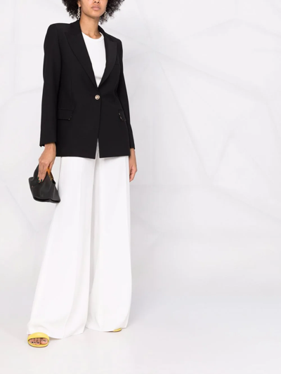 Philipp Plein Peaked Lapel Blazer In Black