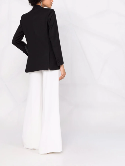 Philipp Plein Peaked Lapel Blazer In Black