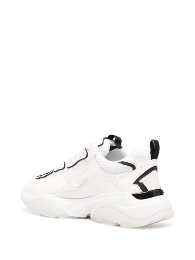 Shop Amiri Skel-top Low Sneakers In White