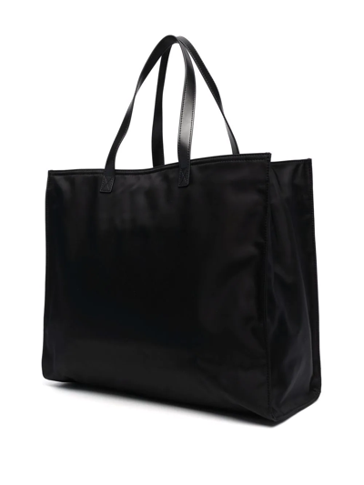 Dsquared2 Icon Logo-print Tote Bag In Black