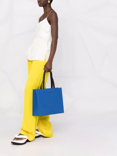 Shop Nina Ricci Logo-print Tote Bag In Blue