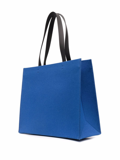 Shop Nina Ricci Logo-print Tote Bag In Blue