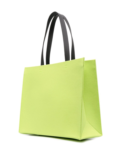Shop Nina Ricci Logo-print Tote Bag In Green