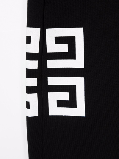 Shop Givenchy Logo Tracksuit Bottoms In Black