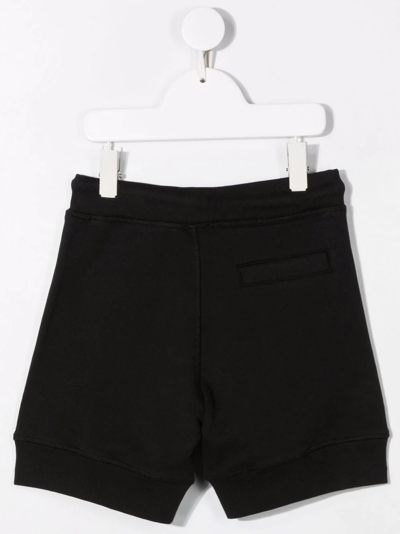 Shop Dsquared2 Logo-print Drawstring Shorts In Black