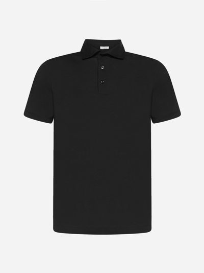 Shop Malo Stretch Cotton Polo Shirt