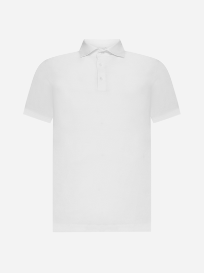 Shop Malo Stretch Cotton Polo Shirt