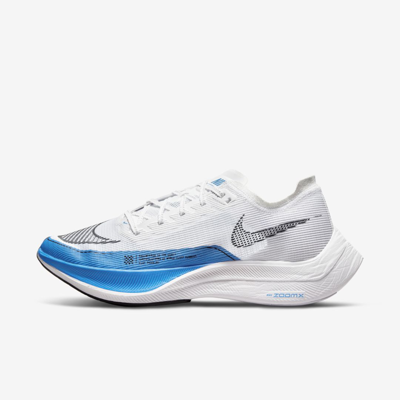 Shop Nike Men's Vaporfly 2 Road Racing Shoes In White