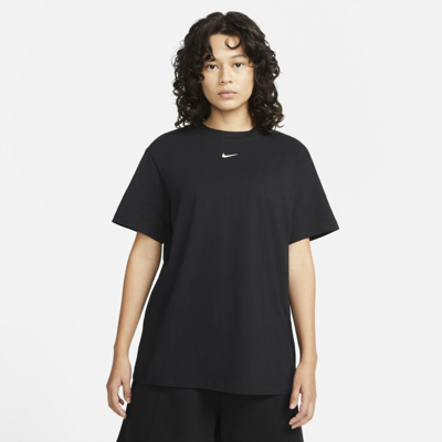 Shop Nike Women's  Sportswear Essentials T-shirt In Black
