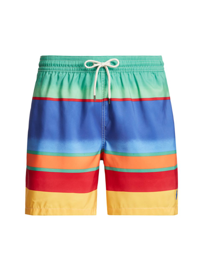 Shop Polo Ralph Lauren Traveler Swim Shorts In Cruise