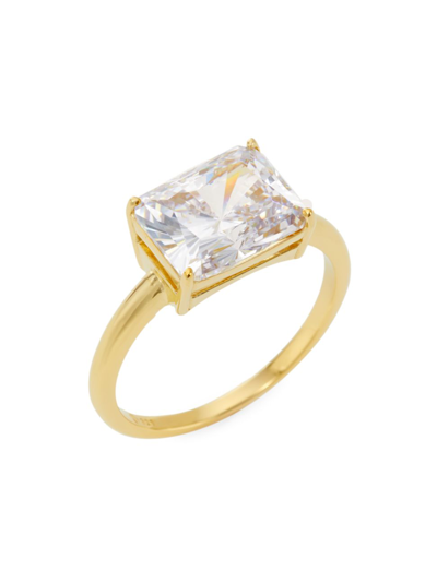 Shop Adriana Orsini Women's Elevate 18k-gold-plated & Cubic Zirconia Ring