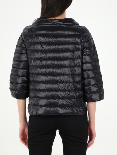 Shop Herno Reversible Down Jacket In Nero\beige