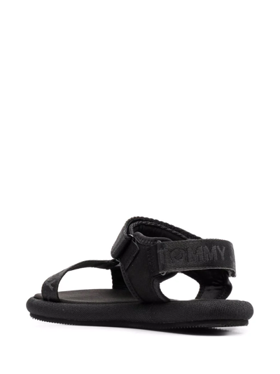 Tommy Jeans Essential Sporty Open-toe Sandals In Black