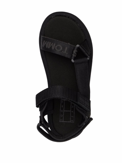 Tommy Jeans Essential Sporty Open-toe Sandals In Black