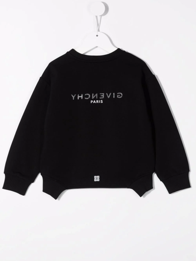 Shop Givenchy Logo-print Sweatshirt In Black