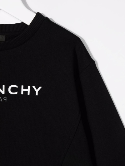 Shop Givenchy Logo-print Sweatshirt In Black