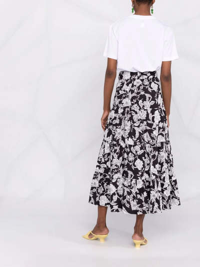 Patou Logo-print Organic-cotton T-shirt In White