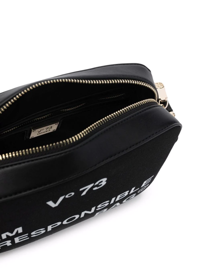 Shop V-73 Responsability Shoulder Bag In Black