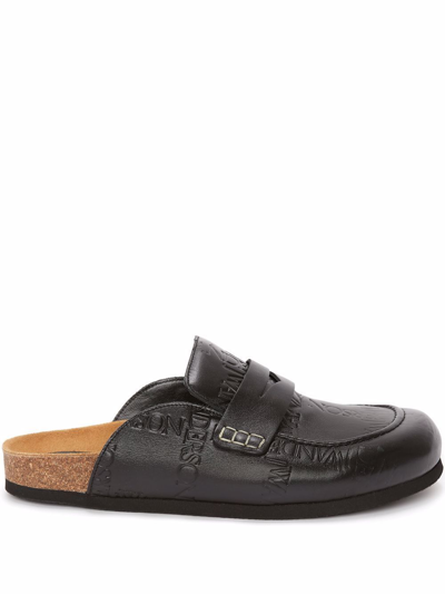 Shop Jw Anderson J.w. Anderson Men's Black Leather Sandals