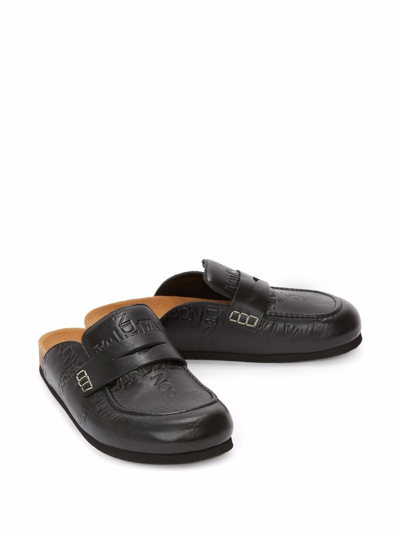 Shop Jw Anderson J.w. Anderson Men's Black Leather Sandals