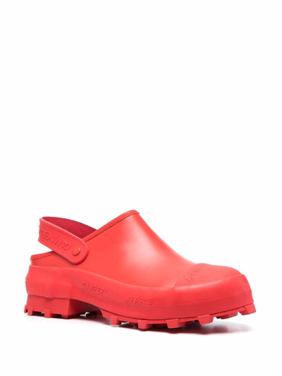 Camperlab Tractor Closed Toe Sandals In Rot