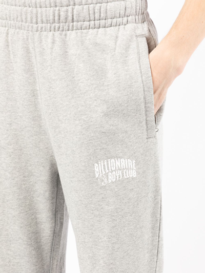 Shop Billionaire Boys Club Logo-print Cotton Joggers In Grau