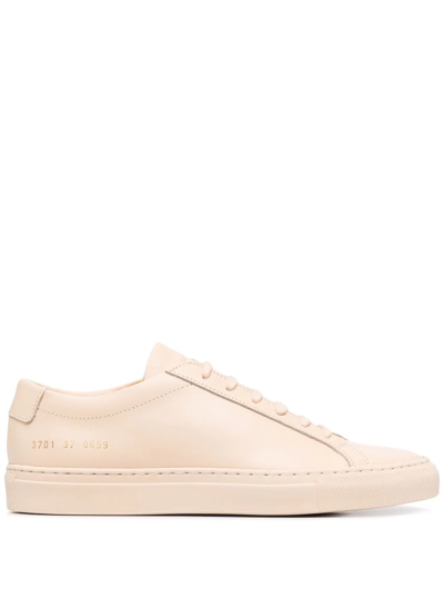 Shop Common Projects Monochrome Low-top Sneakers In Nude