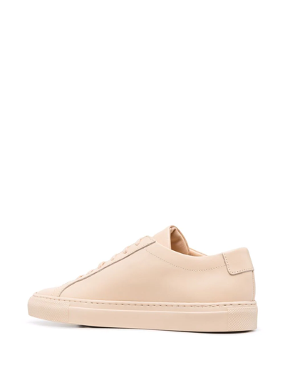 Common Projects Original Achilles Leather Sneakers In Nude