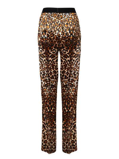 Shop Tom Ford Logo Trousers In Multi
