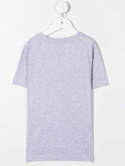Shop Stella Mccartney Drawing-print Short-sleeve T-shirt In Grey