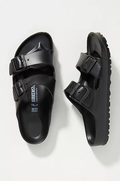 Birkenstock Arizona Eva Black Rubber Sandals In Black