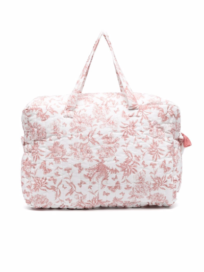 Shop Tartine Et Chocolat Floral-print Changing Bag In White