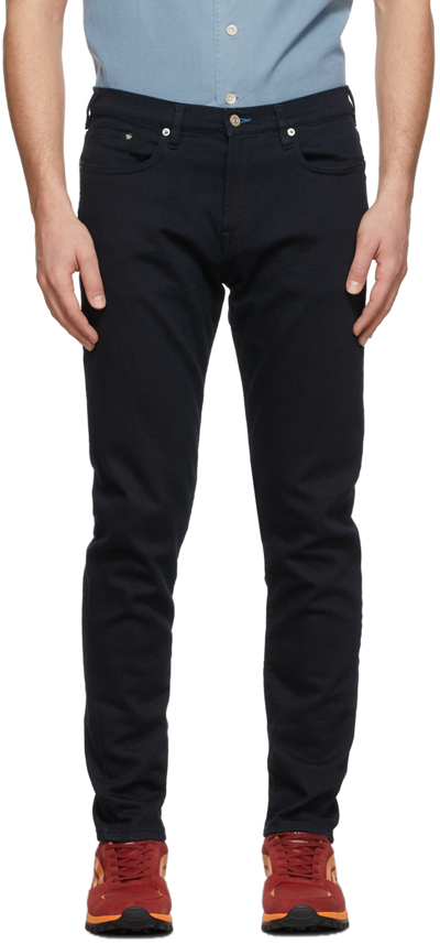 Shop Ps By Paul Smith Navy Tapered Fit Jeans In R Blues