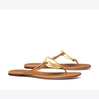 Shop Tory Burch Patos Sandal In Caramel Corn