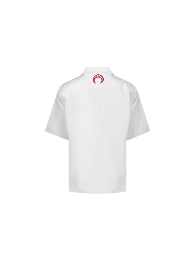 Shop Marine Serre Shirt In Broken White