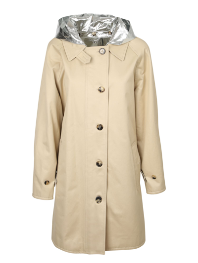 Shop Paco Rabanne Cotton Trench In Beige