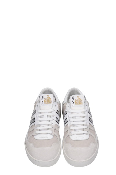 Shop Lanvin Clay Sneakers In White Leather
