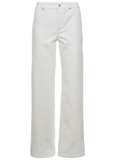 Shop Jil Sander White Five Pockets Denim Jeans