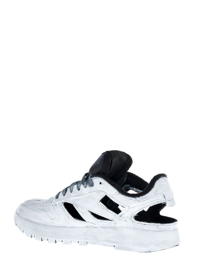 Shop Maison Margiela X Reebok Classic Leather Decortique Low Top Sneakers In White