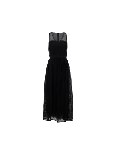 Shop Prada Dress In Nero