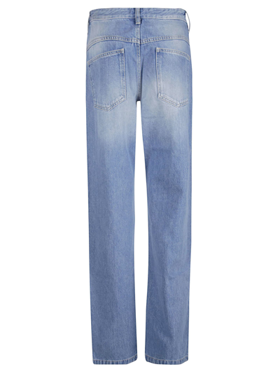 Shop Isabel Marant Nadege Trousers In Blue